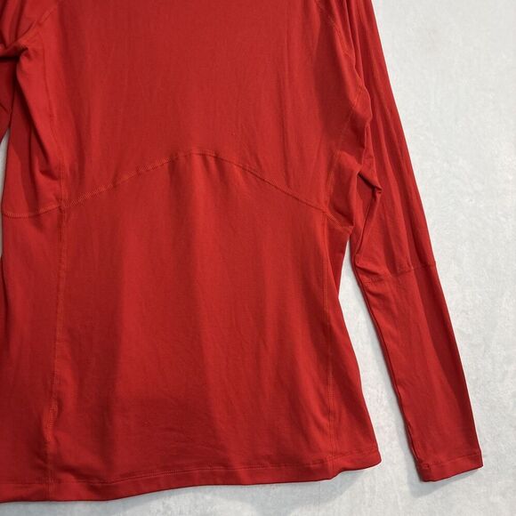 Columbia Women's Long Sleeve Side 1/4 Zip Top Base Layer Orange Size Large - Picture 11 of 15